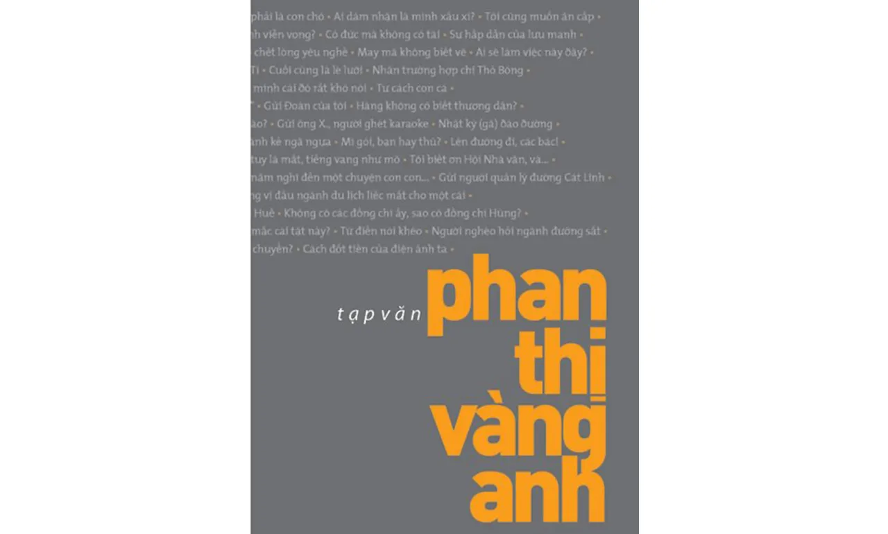 Tạp Văn Phan Thị Vàng Anh